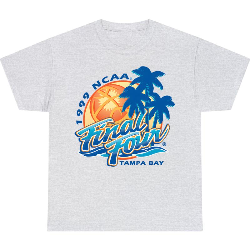 1999 Final Four Logo Heavy T-Shirt, Classic Cotton NCAA T-Shirt, Graphic Vintage T-Shirt, Full Color T-Shirt, Unisex T-Shirt, For Men, For Women billa