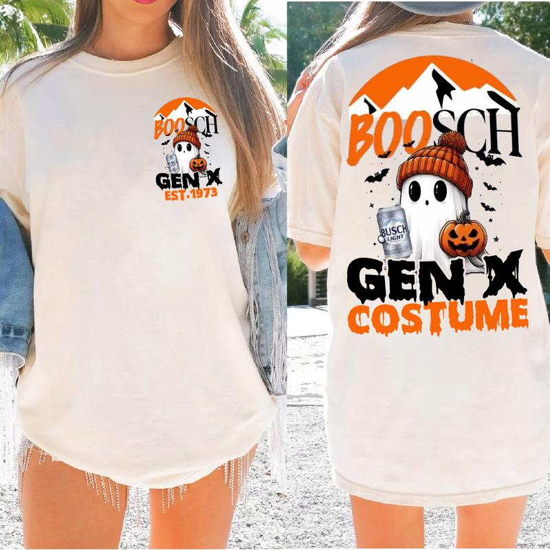 Gen X Halloween Costume T-shirt Custom Year 1973, FAFO Two Side, Raised On Hose Water Funny Shirt Hoodie Sweatshirt (Image 2)