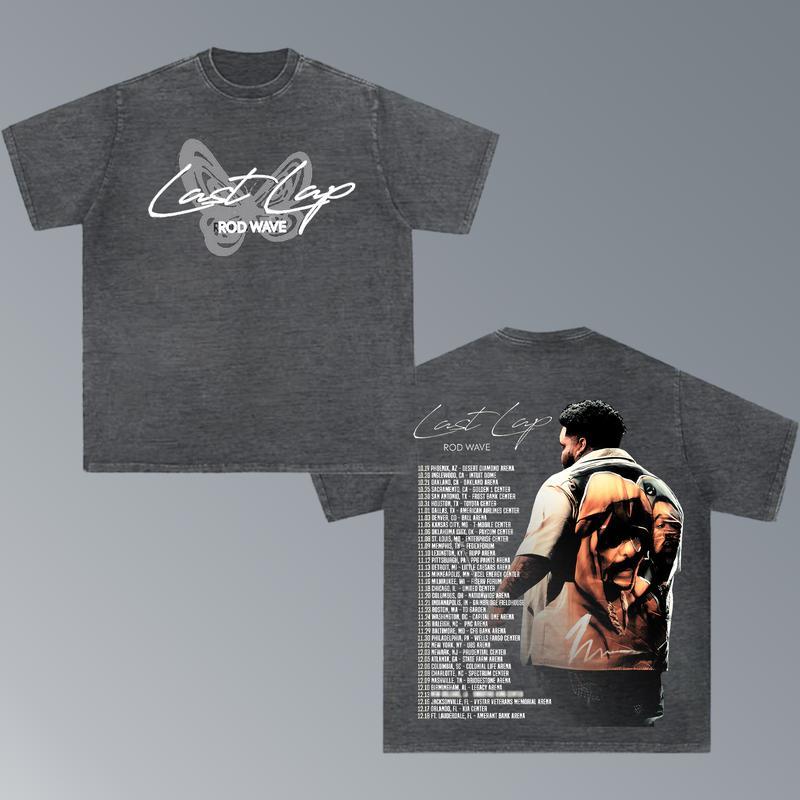Rod Wave V6 Shirt, Rod Wave Last Lap 2024 Tour Music Tee, Graphic T-Shirt, Rapper Shirt Rap Tee, Vintage Y2K, Hoodie, Sweatshirt Clothing Cotton