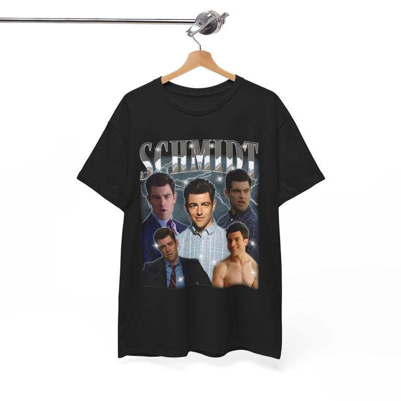 Nick Miller & Winston Schmidt College Retro T-Shirt , Schmidt Shirt, Schmidt Vintage Tshirt,  Tee Top Funny TV Icon Gift, Nick Miller Retro Shirt M3