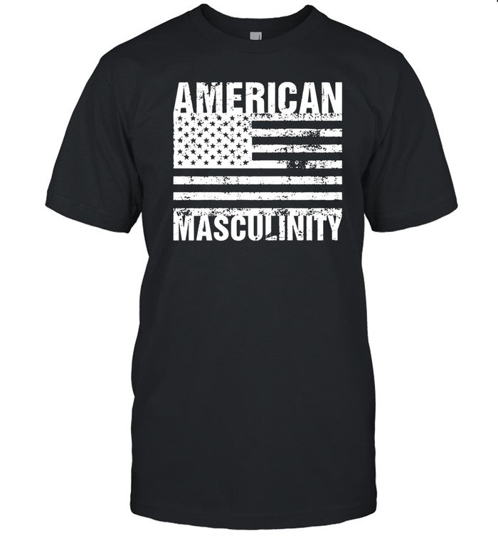 James Lindsay Wearing American Masculinity Usa Flag Tee