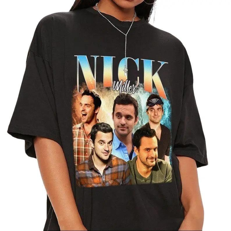 Nick Miller College Retro Vintage T-Shirt  Vintage New Girl Movie Shirt  Nick and Schmidt the Pepperwood Chronicles Gift Merch