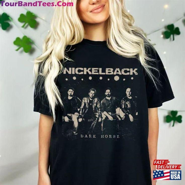 Vintage Nick Lebacks Band Shirt Nickle Back Get Rollin Album 2023 Tee Classic