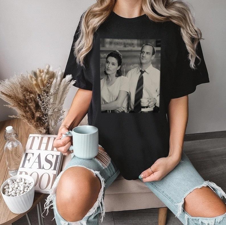Vintage Elliot Stabler And Olivia Benson T-Shirt, Elliot and Olivia Shirt, Elliot and Olivia Sweatshirt