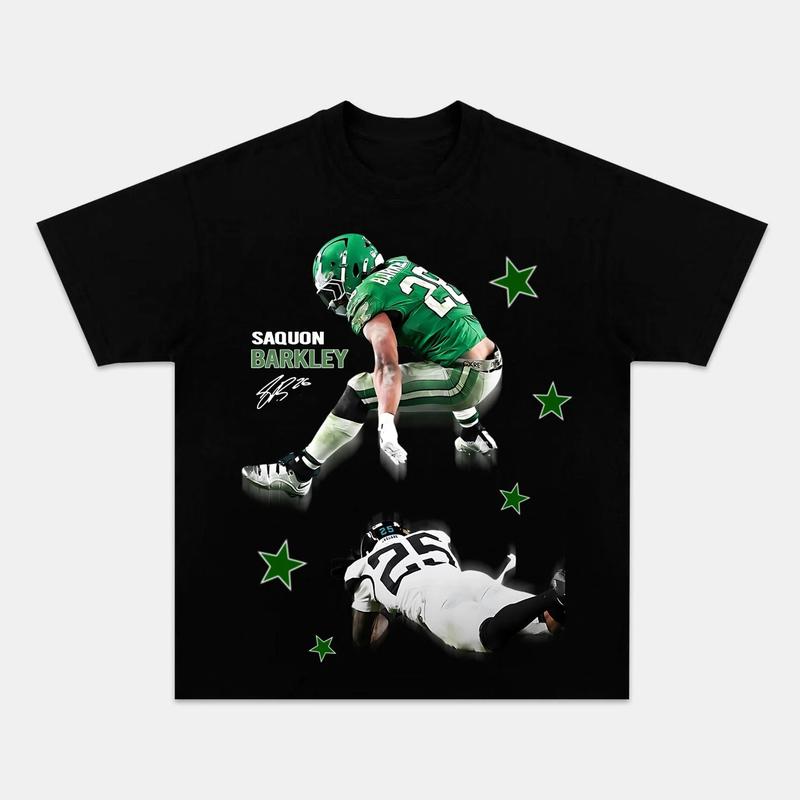 Saquon Barkley T-Shirt, Vintage Saquon Barkley Shirt, American Football Merch, Football Team, Perfect for Fans of New York, Gildan Full Size Color