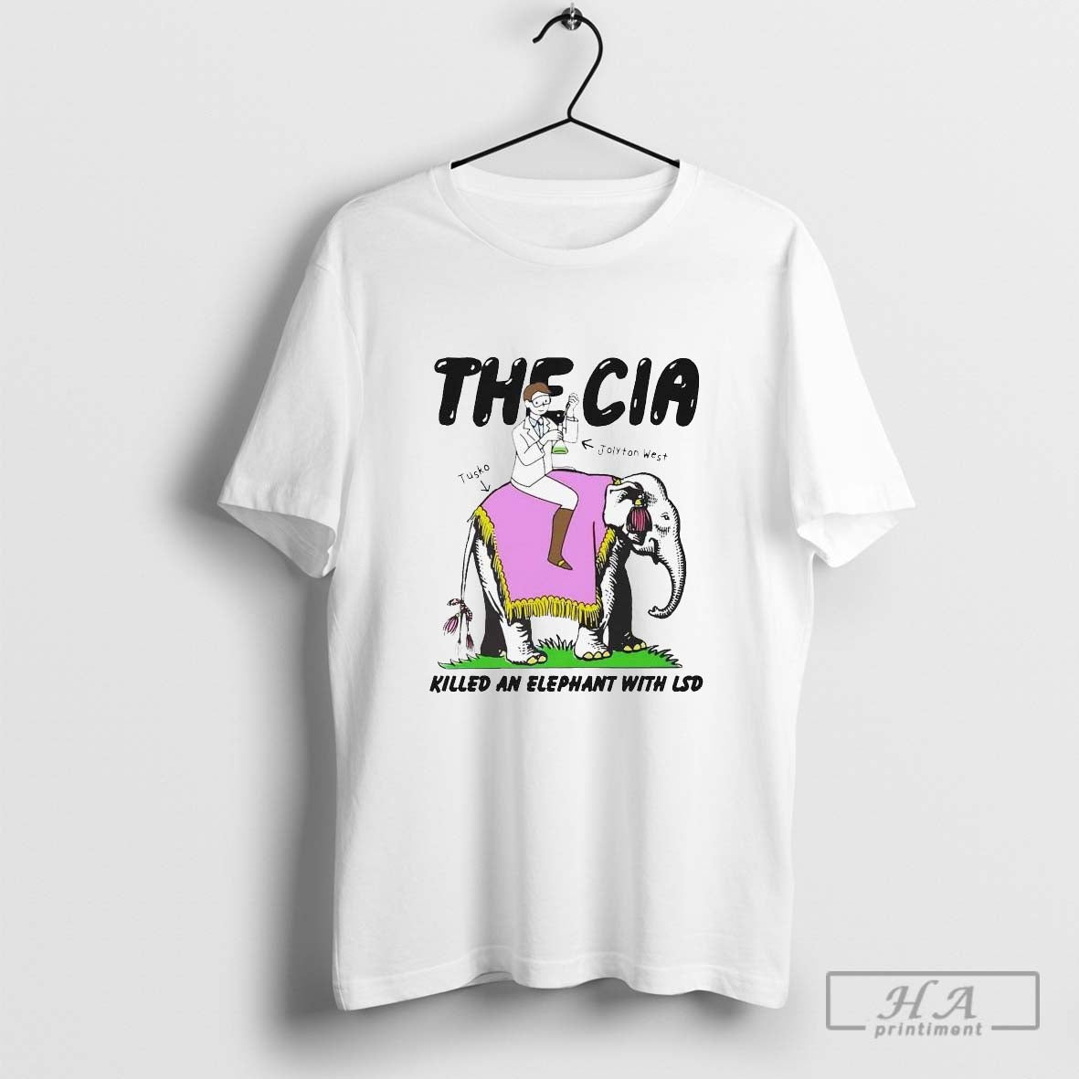 The Cia Killed An Elephant With LSD Shirt Hoodie, Sweatshirt | TeeSparky.com