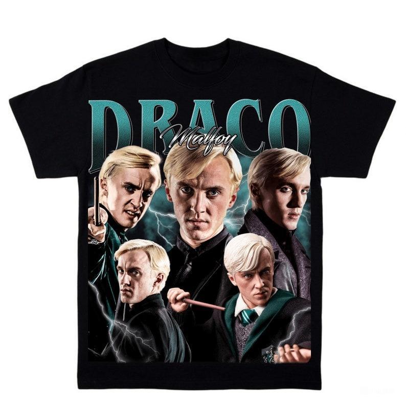 Draco Malfoy Harry Potter Shirt, Vintage T-Shirt, Graphic T-shirt, Harry Potte Merch, Retro 90's Fans Homage T-shirt, Gift For Women and Men