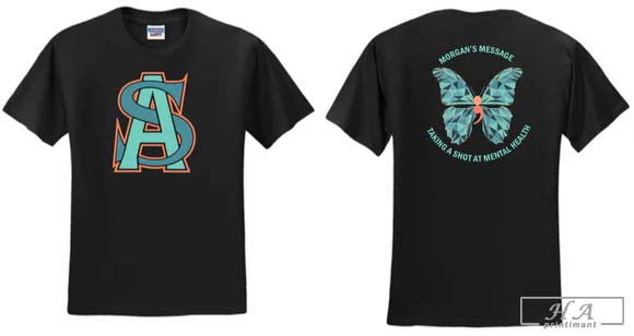 Official Morgan’s Message Taking A Shot A Mental Health 2024 T-shirt Hoodie Sweatshirt | TeeSparky.com