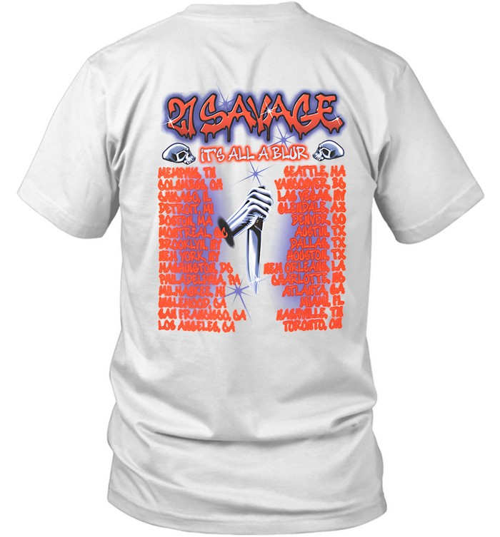 21 Savage Mask Tour 2023 Shirt