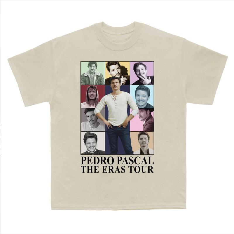 Vintage Pedro Pascal Eras Tour , Pedro Pascal Tribute Celebrity Shirt, Actor PEDRO PASCAL Shirt,Sweatshirt Hoodie