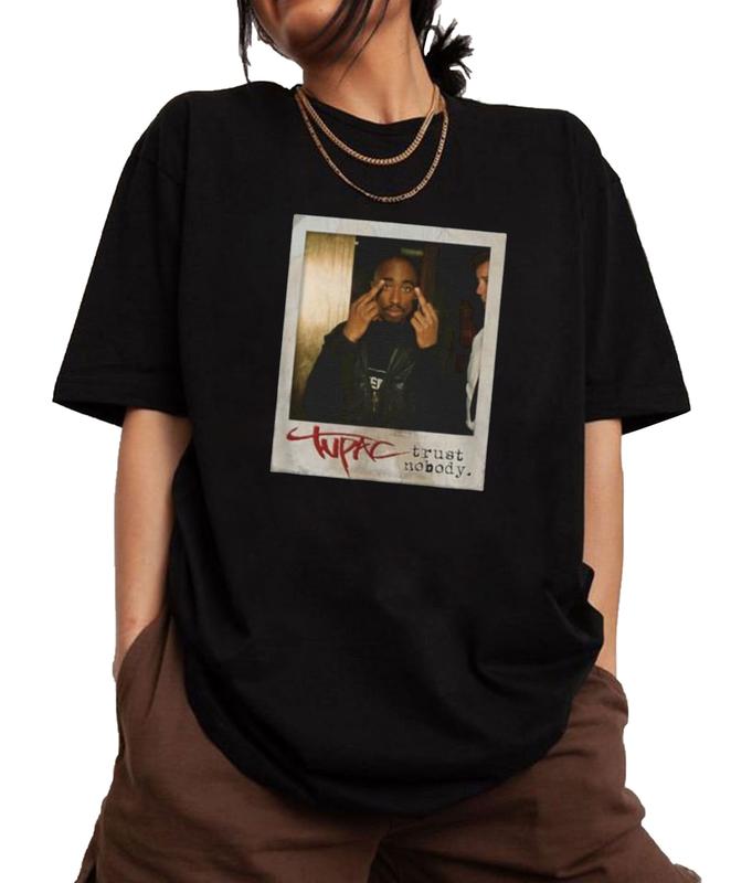 Tupac Trust Nobody Photo Shirt, Vintage Tupac Shakur Shirt, 2Pac 90s Shirt, 2Pac Shakur Shirt, Vintage 90s Bootleg Tupac Shirt, 90s Merch, Hip Hop 90s