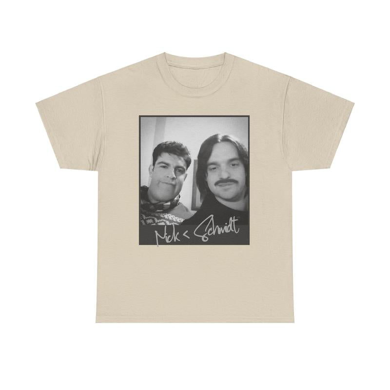 Nick Miller & Winston Schmidt College Selfie V1 T-Shirt  Vintage New Girl Movie Shirt  Nick and Schmidt the Pepperwood Chronicles Gift Merch