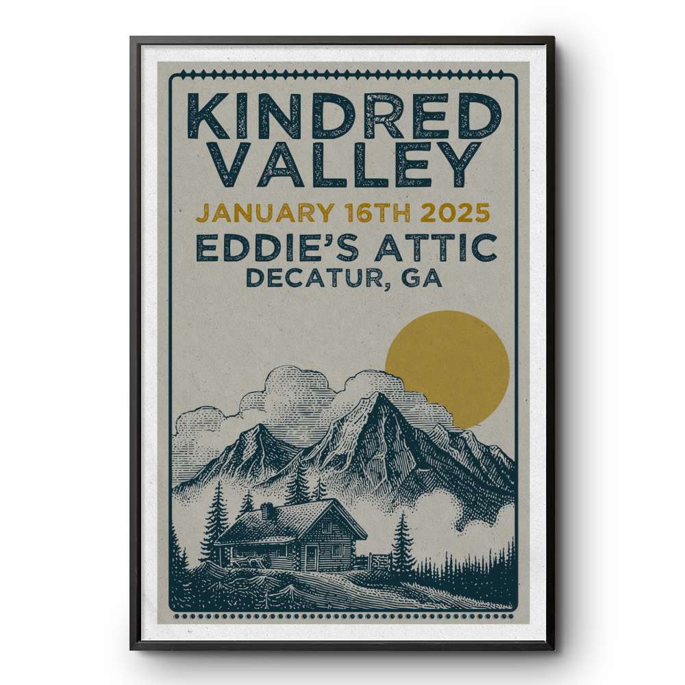 January 16 2025 Kindred Valley live at Eddie's Attic Poster