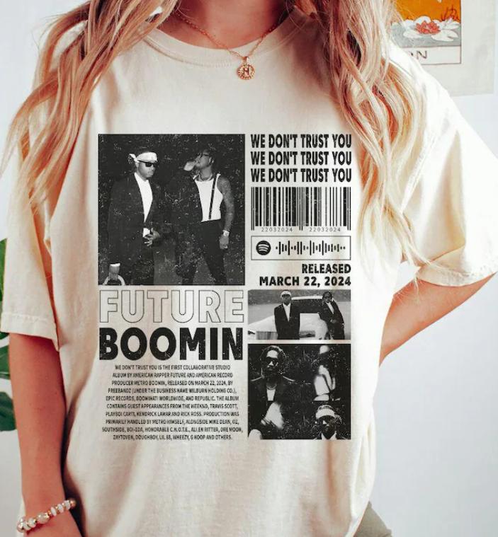 Future Metro Shirt, Metro Boomin Future Vintage Rap, Metro Future Album Bootleg 90s Gift Unisex Shirt, Graphic Tee, Menswear Top, Womenswear Top, Gift
