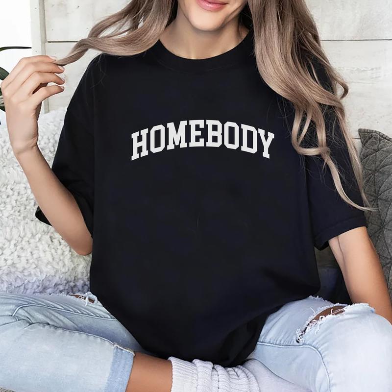 Homebody Vintage Tee, The Homebody Club Graphic Tee Women, Work From Home Lover Shirts, Stay At Home Lover... (Image 3)