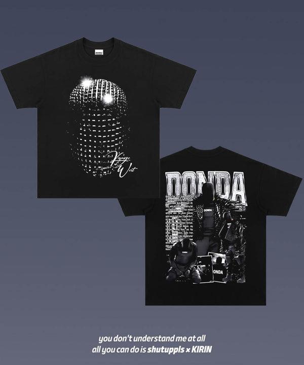 Kanye Yeezus Donda Ver.2 2 Sides Short Sleeve Tee Cotton Vintage Shirt To Match Sneaker Hiphop Clothing Rapper Merch Shirt, Hiphop Tour Concert 2024, Gift For Fan Y2K Aesthetic Hoodie Sweatshirt