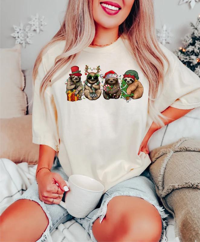 Sloth Christmas Christmas shirt,Merry Slothmas Christmas Shirt For Women,Sloth Merry Christmas Sweatshirt,Sloth... (Image 3)