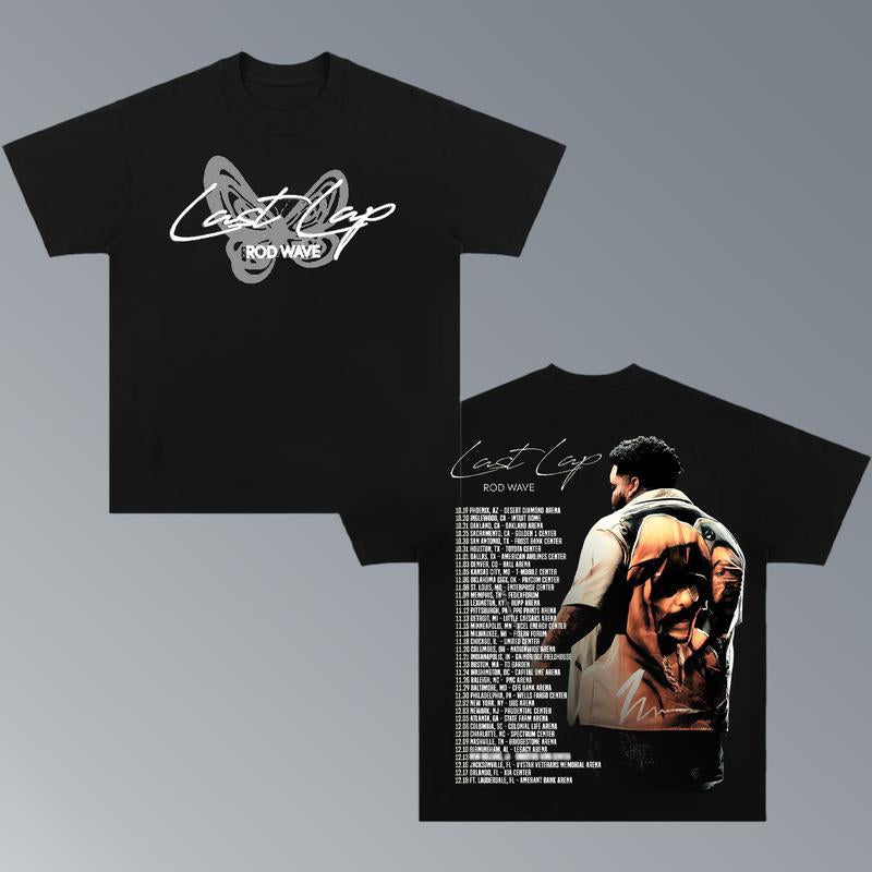 Rod Wave V6 Shirt, Rod Wave Last Lap 2024 Tour Music Tee, Graphic T-Shirt, Rapper Shirt Rap Tee, Vintage Y2K, Hoodie, Sweatshirt Clothing Cotton