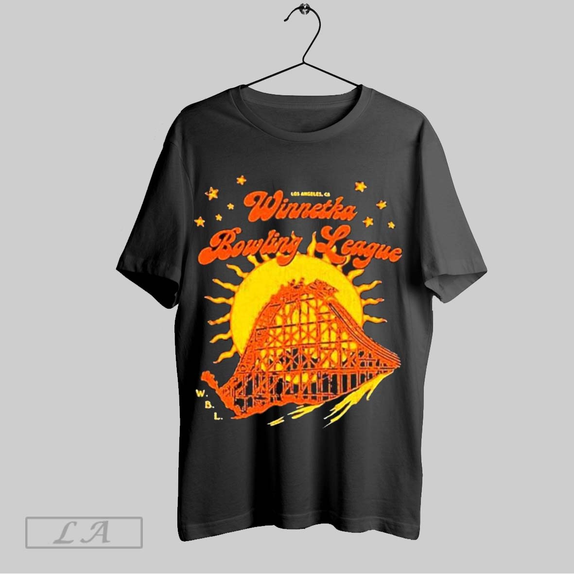 Top Winnetka Bowling League Los Angeles Ca Sun Star T Shirt Shirt Hoodie Sweatshirt