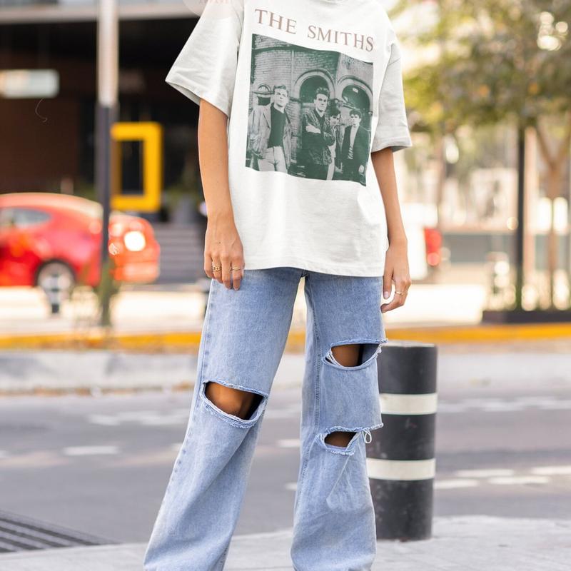 The Smith Unisex T-Shirt, Meat Is Murder Album Tee, Music Band Graphic Shirt - Rock Music Merch, Vintage Gift Cotton Fabric