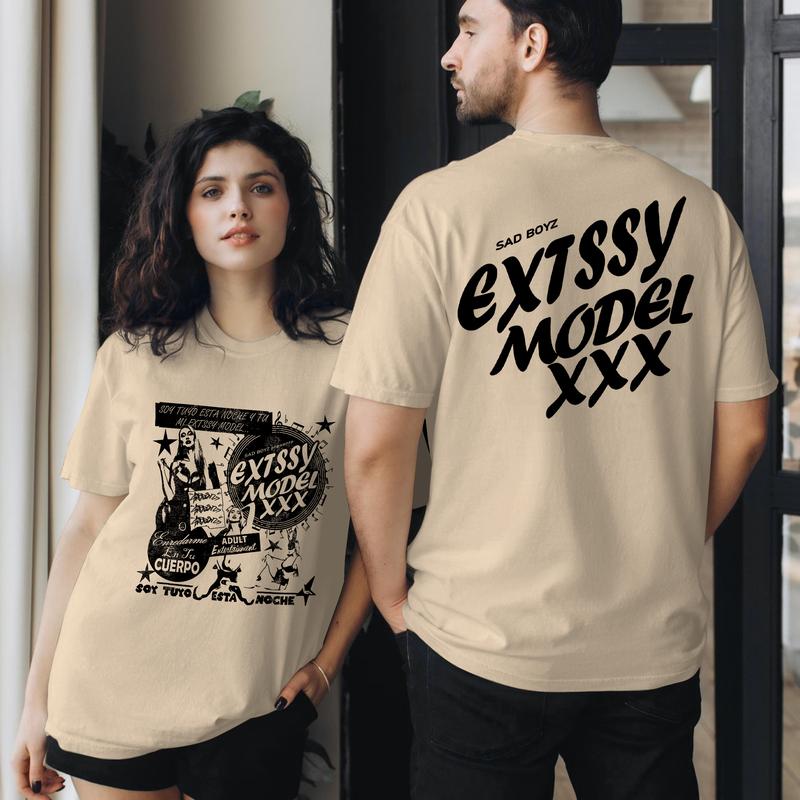 Junior H Extssy Model T-Shirt, $Ad Boyz Tour T-Shirt, Junior H Merch Shirt, Hip Hop Clothes, Vintage 2 Side Unisex Shirt, Junior H Shirt, Shirt, Junio