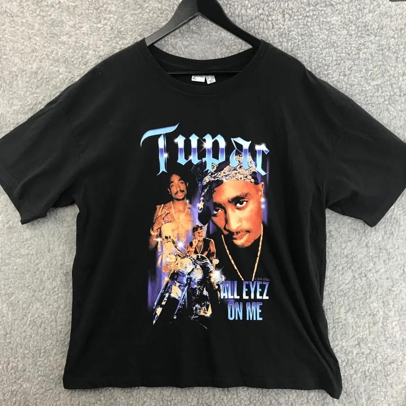 Vintage Tupac All Eyez On Me Graphic T-Shirt