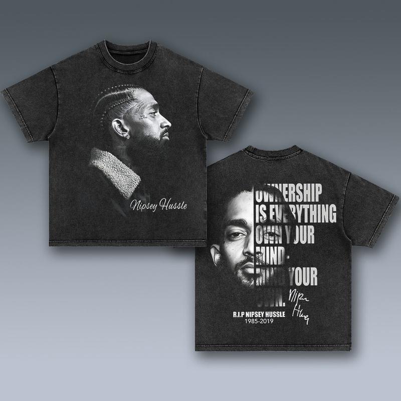 VINTAGE TEE  NIPSEY HUSSLE V2 , Free Shipping, tour 2024 shirt, Hiphop Shirt, Rapper Shirt