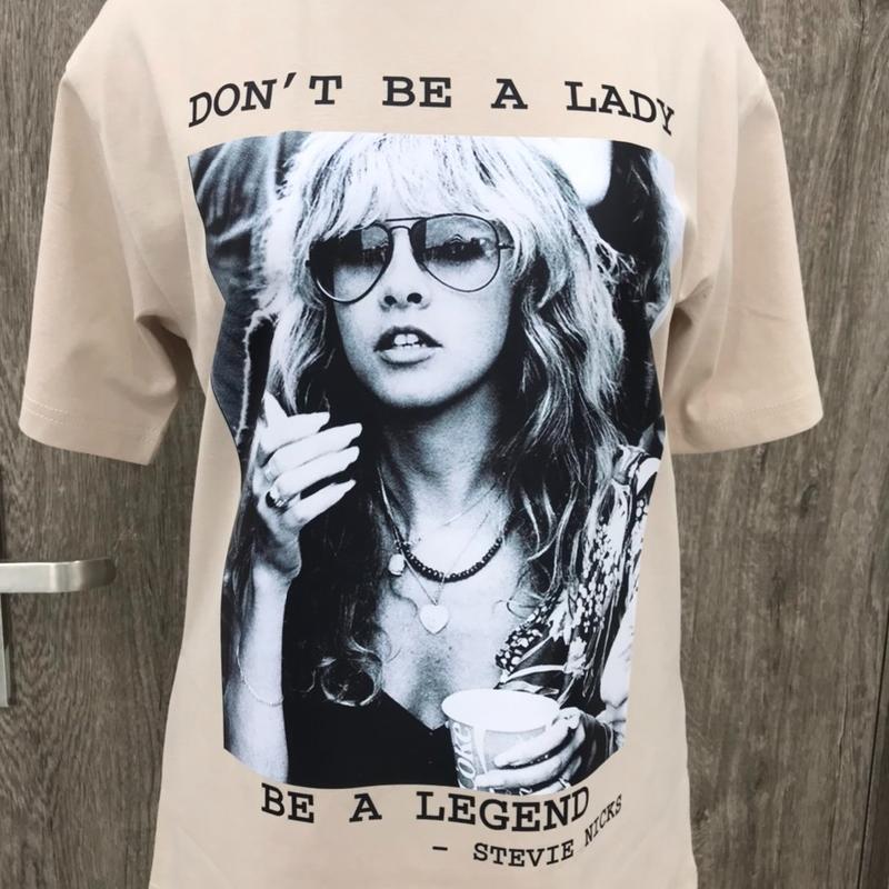 Vintage Don't Be A Lady  Shirt . Casual Collar Comfort Cotton Comfort Cotton