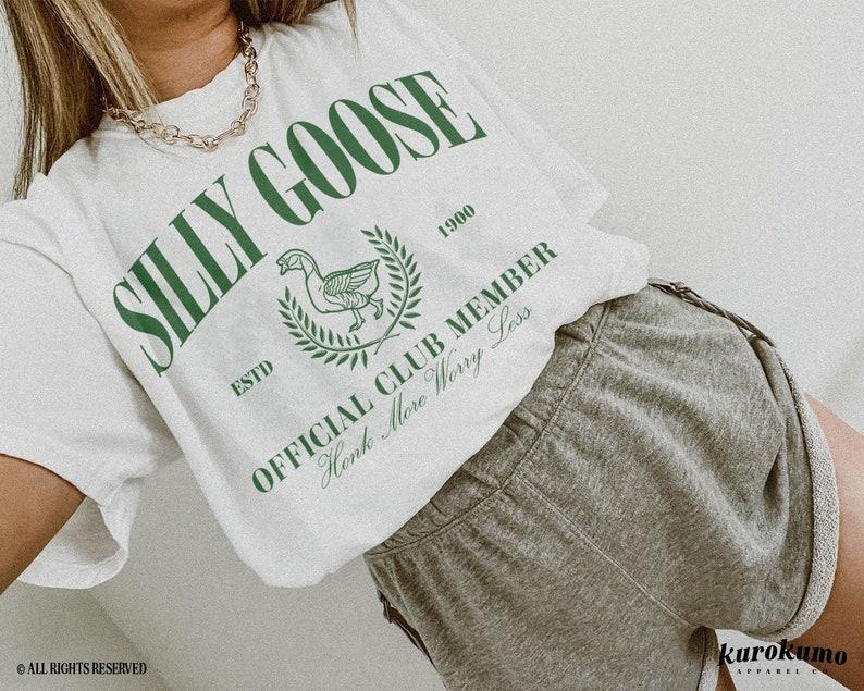 Vintage Silly Goose Club Graphic Tee, Silly Shirt, Funny Cowgirl Shirt, Funny Western Tee, Funny Graphic Tee, 90s Aesthetic Shirt, Sarcastic Quote Shi