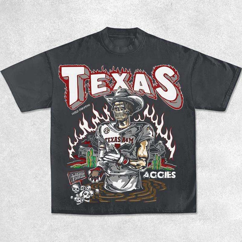 Texas Shirt, Vintage 90s Unisex Football Tees, Football T-Shirts, Sports Shirt, Game Day Tee, Football Fan Gifts