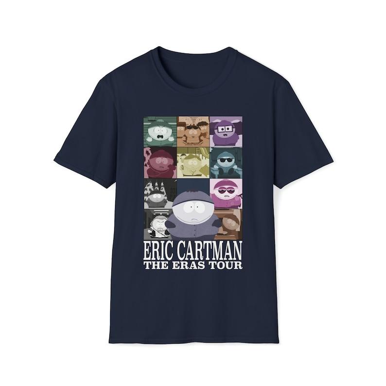 Eric Cartman The Eras Tour Unisex Softstyle T-Shirt, Southpark, tv show, cartoon, Southpark tshirt, gift for her, gift for him