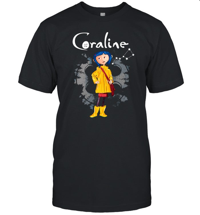 Spooky Movie Halloween Coraline Doll Tee