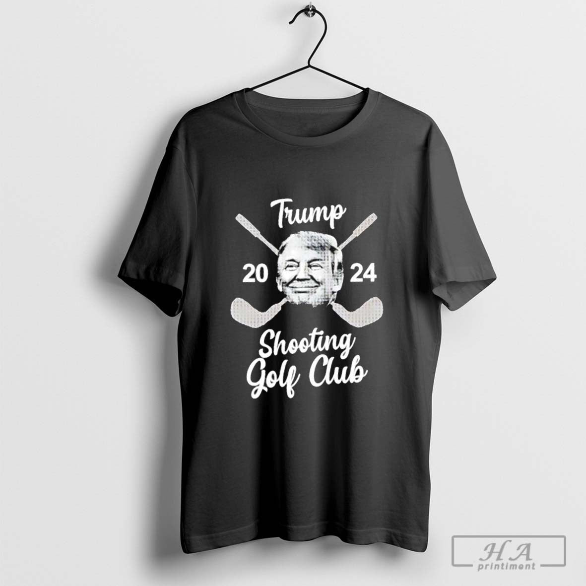 Trump Shooting Golf Club T-shirt Hoodie Sweatshirt | TeeSparky.com
