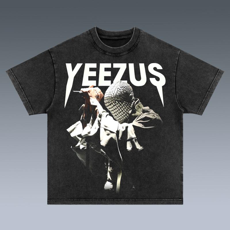 KANYE WEST-YEEZUS 2 SIDES Cotton Vintage Shirt To Match Sneaker Hiphop Clothing Rapper Merch Shirt, Hiphop Tour Concert 2024, Gift For Fan Y2K Aesthet