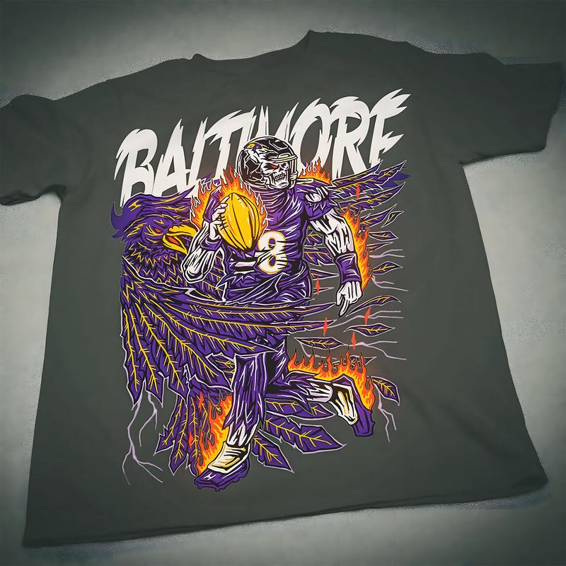 Lamar Jackson Vintage 90s T-shirt, American Football Shirt, Football Vintage T-shirt, Vintage Lamar Jackson Tee