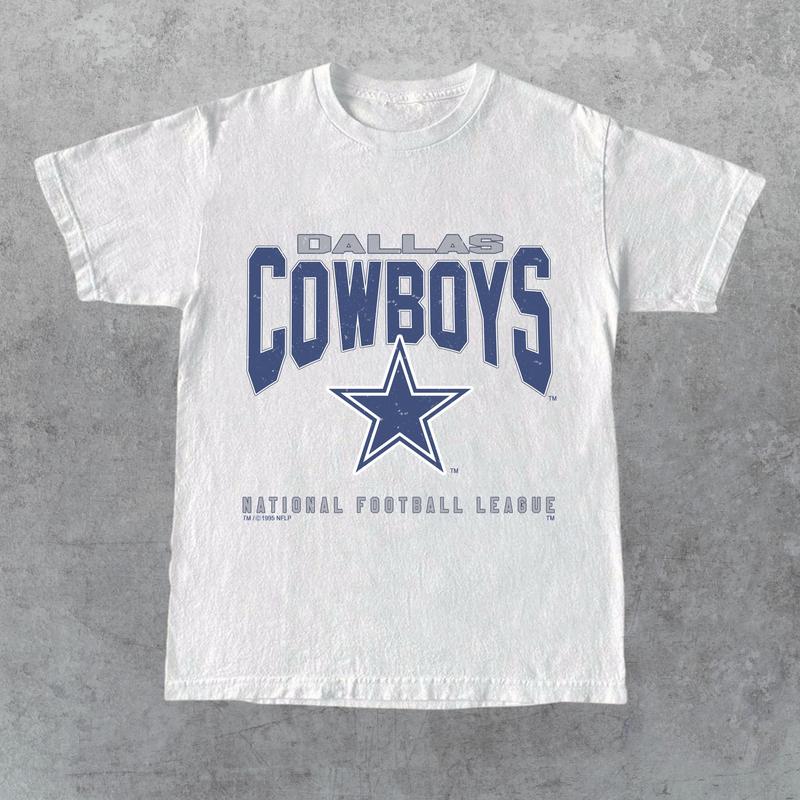 Vintage Cowboys 1995 Dallas - Sport Design Collection - Crewneck Unisex T-shirt, Gift for Her, Gift for Him, Gift for Friend Menswear Top