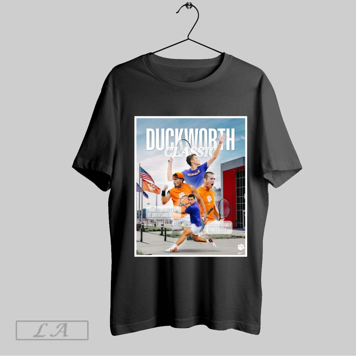 Top Poster Clemson Tigers Mens Tennis Duckworth Classic Fri Feb 7 Vs South Carolina Duckworth Family Tennis Facility...