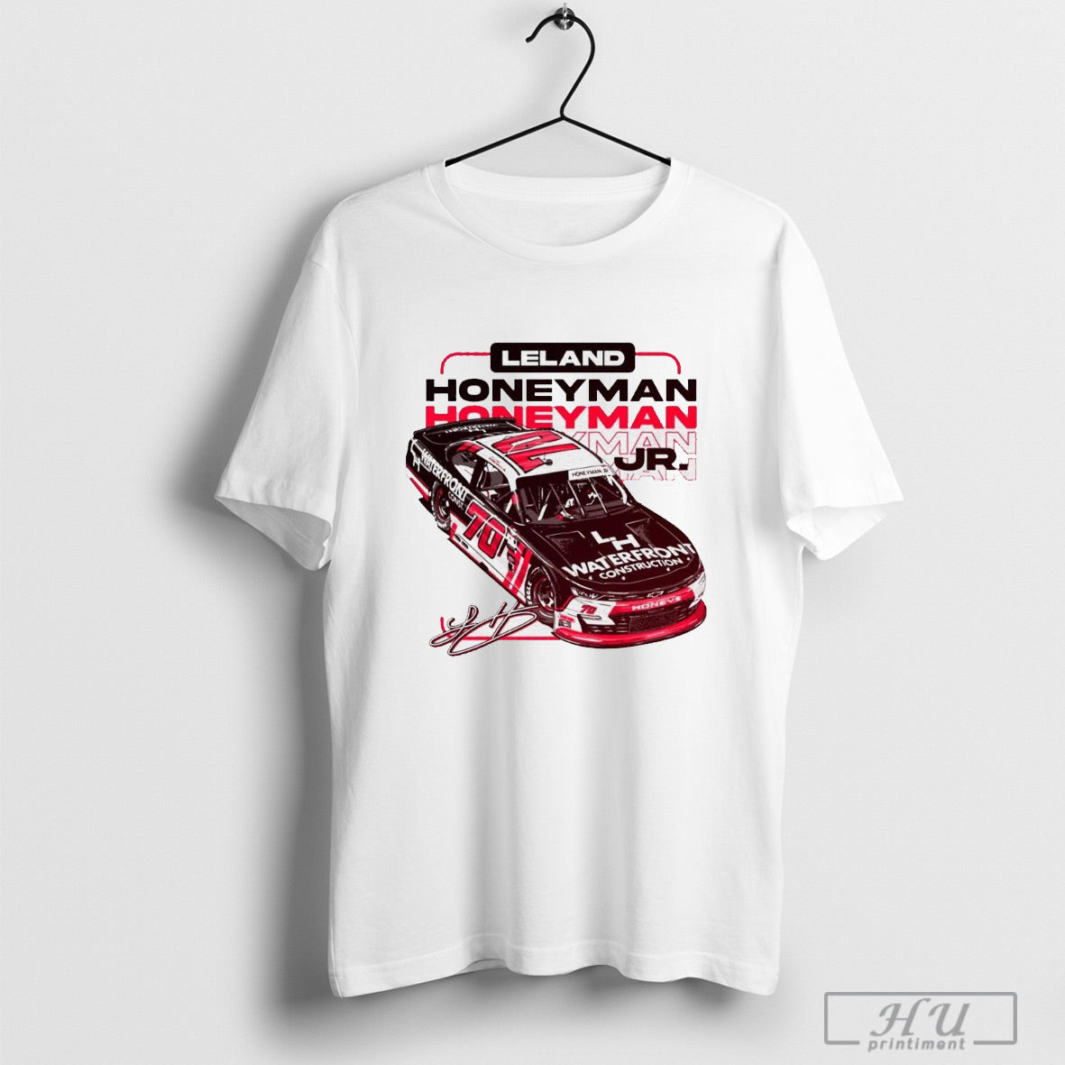 Trendy Leland Honeyman Jr Cope Family Racing Waterfront Construction Signature Nascar 2025 Shirt Sweatshirt Hoodie