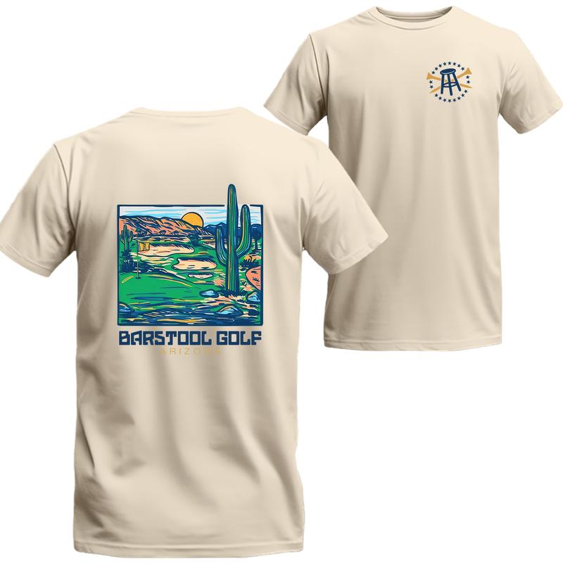 Vintage Barstool Golf Arizona T-shirt, Barstool Short Sleeve Tee, Unisex Shirt