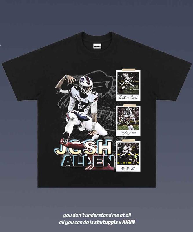 JOSH ALLEN 1.8 VINTAGE TEE  UNISEX GRAPHIC T-SHIRT