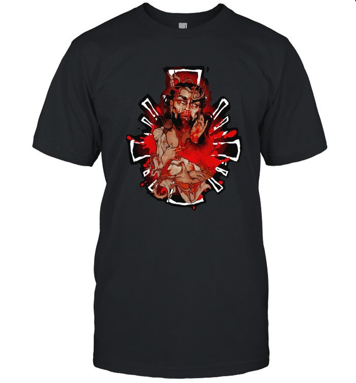 Landon Cider DragKing Vampire Jesus Tee