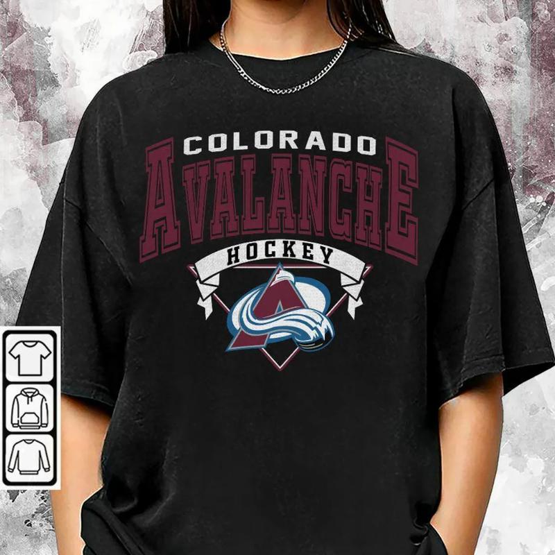 Colorado Vintage 90s Sweatshirt, Crewneck, Avalanche Jersey Hockey Retro Gift For Christmas Unisex Shirt, Hoodie, Sweatshirt
