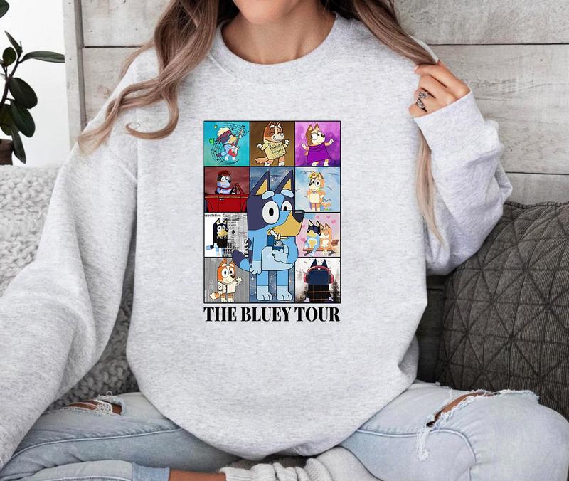 TS Blueytour Sweatshirt, Blueyy Sweatshirt - His and Hers Fashion - Variety of Designs - Statement Pieces - Colorful Range - Every Size, Every Body