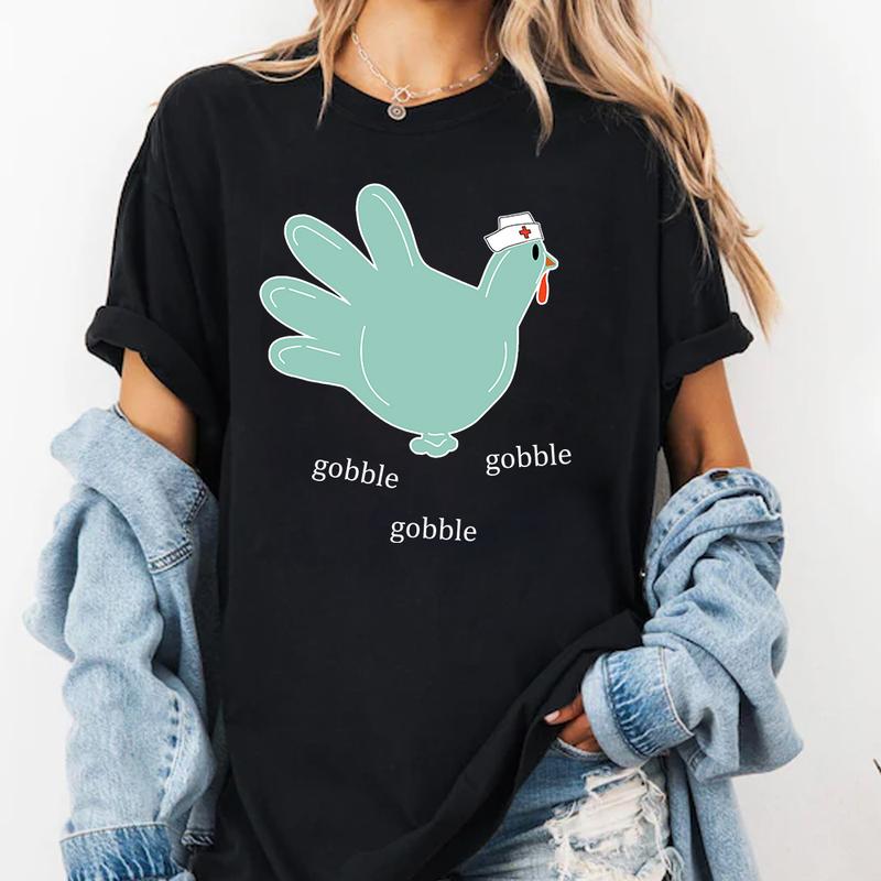 Nurse Shirts, Thanksgiving Nurse Shirt, RN Thanksgiving Shirt, Thanksgiving Gift, Nurse Gift For Women, Picu Er... (Image 2)