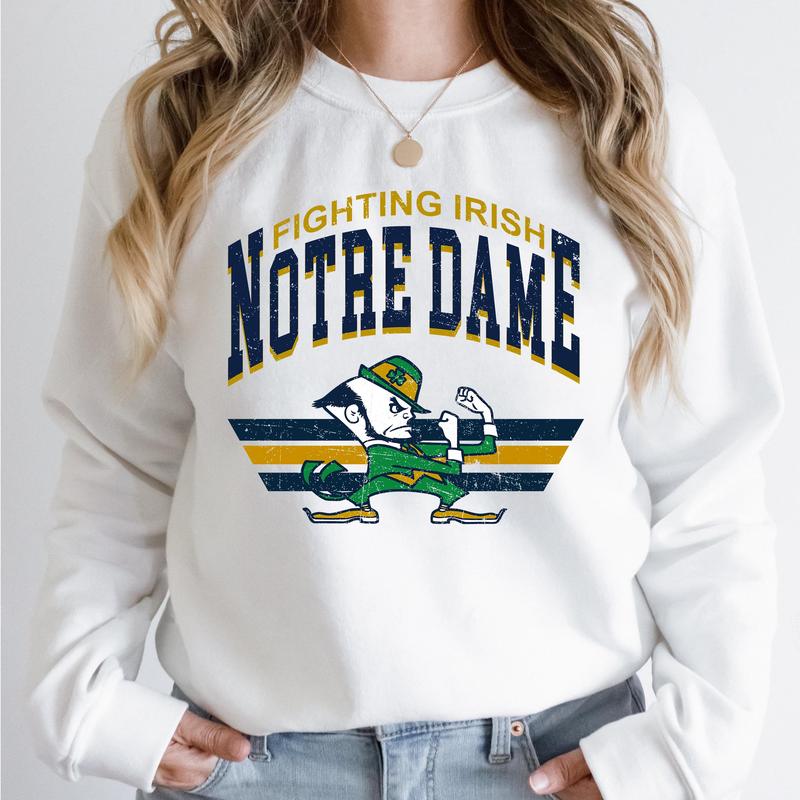 All Team Vintage Football NCAA Sweatshirt White, Vintage Sweatshirt NCAA, Classic Sport Sweatshirt, Gifts For Football Fan Sport