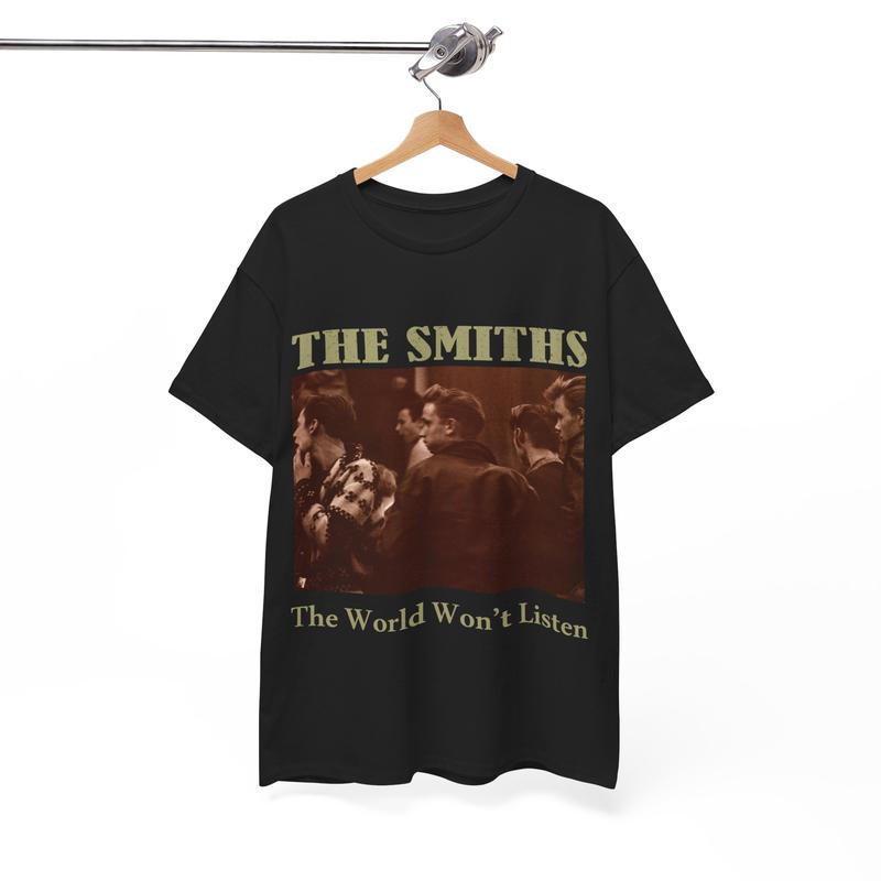 Vintage The Smiths Aesthetic T-Shirt - Retro The Smiths Shirt - The Smiths Shirt 80s Retro Musical Vintage T-Shirt Cotton Classic