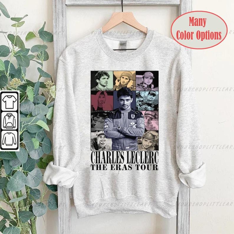 Charles Leclerc The Eras Tour Shirt Vintage Racing Tshirt Bootleg Charles Leclerc Tee Vintage Design Graphic Tee 90s Sweatshirt Gift - Unisex T-Shirt,