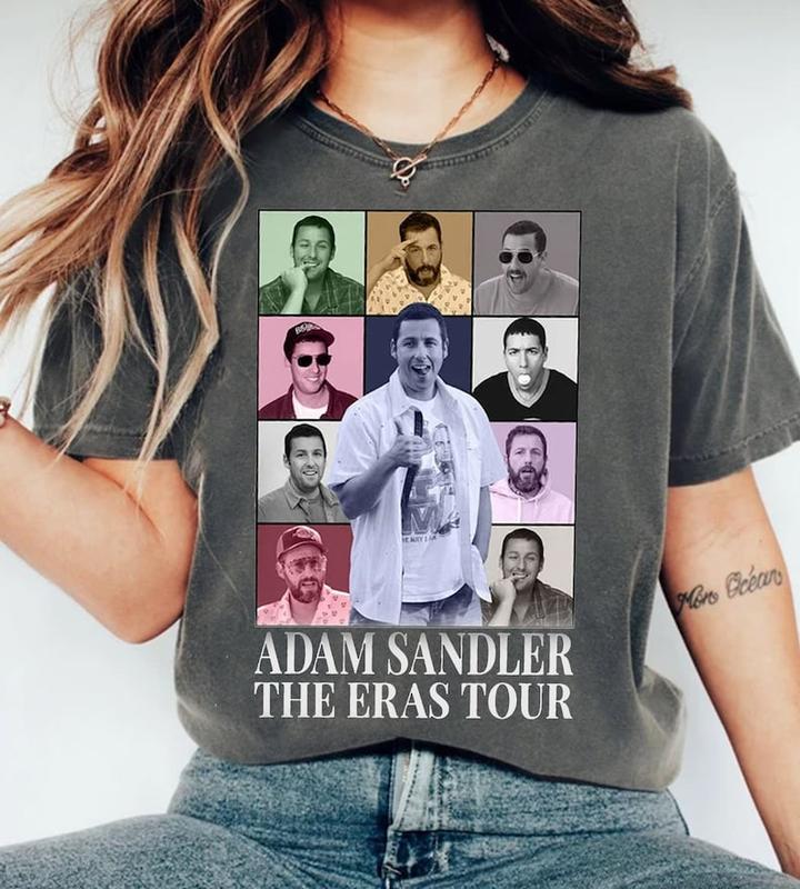 Vintage Adam Sandler The Eras Tour Shirt,Adam Sandler Fan Gift,Adam Sandler 2024 Concert Shirt,Comfort colors shirt,gift for fans - Unisex T-Shirt, Ho