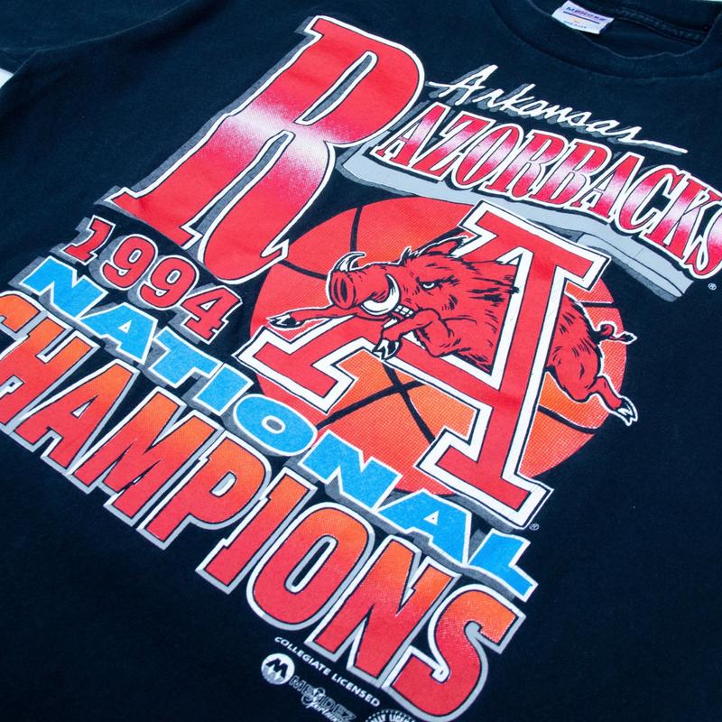 1994 Razorbacks National Champions Arkansas Vintage T-Shirt