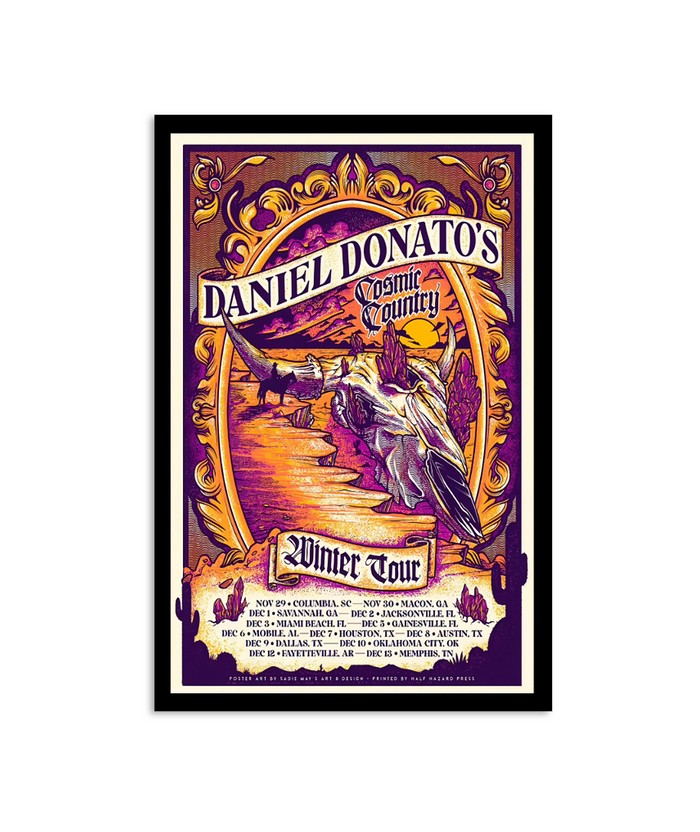 Daniel Donato Winter Tour 2023 November, December Poster